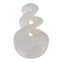 Naturliga Vit Shell Halsband, White Shell, mode smycken, vit, 18x30x7mm, Hål:Ca 1.5mm, Säljs av PC