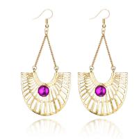 Zinc Alloy Drop Earrings plated for woman nickel lead & cadmium free Sold By Pair