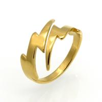 Anillo de dedo de acero inoxidable, acero inoxidable 316L, chapado, unisexo & diverso tamaño para la opción, más colores para la opción, 11mm, tamaño:6-9, Vendido por UD