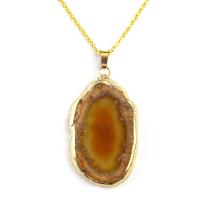 Agate muince, le 5cm slabhra extender, dath an óir plated, ábhair éagsúla do rogha & unisex, 40-85mmuff0c50-60mm, Díolta Per Thart 17.72 Inse Snáithe