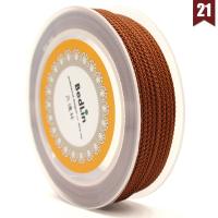 Nylon Nonelastic tråd, Runde, Bæredygtig & du kan DIY, flere farver til valg, nikkel, bly & cadmium fri, 2mm, 10m/Spool, Solgt af Spool