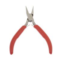 Smykker Plier, Stainless Steel, med Gummi, rød, 71x132x7mm, Solgt af PC