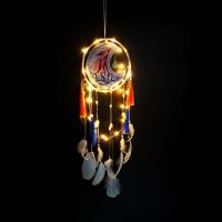 Fashion Dream Catcher Iron with Velveteen & Feather & Wood handmade multi-colored nickel lead & cadmium free Sold By PC