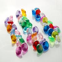 Acryl Bevindingen, Diamant, spuitgieten, DIY, meer kleuren voor de keuze, 20mm, 100pC's/Bag, Verkocht door Bag