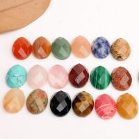 Gemstone Cabochons, Ædelsten, tilfældigt sendt & facetteret, blandede farver, 13x18x2mm, 20pc'er/Bag, Solgt af Bag