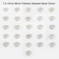 rozsdamentes acél Szív medálok, Stainless Steel, 12 darab, több színt a választás, 1.2x12mm, Lyuk:Kb 1mm, 26PC-k/Set, Által értékesített Set