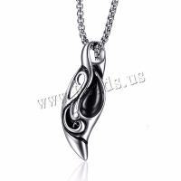 Bijoux pendentifs en acier inoxydable , Oindre, bijoux de mode, 52X18MM, Vendu par PC