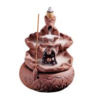 Backflow Incense Burner Porcelain purify the air nickel lead & cadmium free Sold By PC