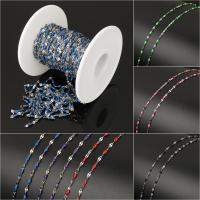 Stainless Steel Jewelry Chain with plastic spool Approx Sold By Spool