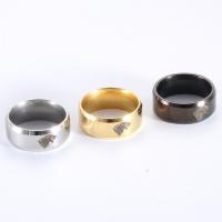 Acier titane bague, Oindre, normes différentes pour le choix & pour homme, plus de couleurs à choisir, 2x8mm, Trou:Environ 1mm, 6PC/lot, Vendu par lot