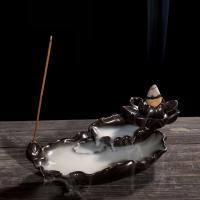 Backflow Incense Burner Porcelain for home and office & durable Sold By PC