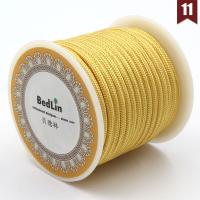 Nylon szál, Nylon Cord, Fenntartható & DIY, több színt a választás, nikkel, ólom és kadmium mentes, 3mm, 8m/spool, Által értékesített spool