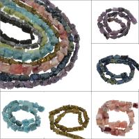 Φυσικό Ice χαλαζία χάντρες Agate, Ice Quartz Agate, επιχρυσωμένο, περισσότερα χρώματα για την επιλογή, 14x26x9mm/10x11x7mm, Τρύπα:Περίπου 1mm, Περίπου 41PCs/Strand, Sold Με Strand