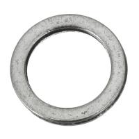 laiton Anneau de liaison, beignet, argent, protéger l'environnement, sans nickel, plomb et cadmium, 19.50x2.50mm, Trou:Environ 14mm, 50PC/lot, Vendu par lot