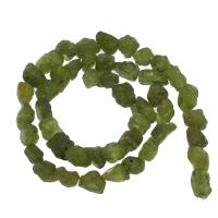 Prehnite Bead, du kan DIY, grøn, 10x9x7mm, Hole:Ca. 1mm, Ca. 46pc'er/Strand, Solgt af Strand