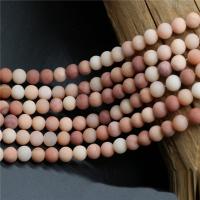 aventurine rose goutte, Rond, normes différentes pour le choix & givré, Trou:Environ 1mm, Vendu par brin