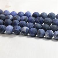 Perles en sodalite, Rond, normes différentes pour le choix & givré, plus de couleurs à choisir, Trou:Environ 1mm, Vendu par brin