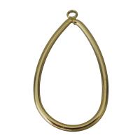 Bijoux pendentifs en laiton, doré, protéger l'environnement, sans nickel, plomb et cadmium, 19x34x2mm, Trou:Environ 2mm, 50PC/lot, Vendu par lot