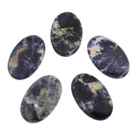 Sodalite Riipus, muoti korut & tee-se-itse, 53x34x6mm, Reikä:N. 2.5mm, Myymät PC