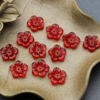 Handgewickelte Perlen, Lampwork, Blume, plattiert, DIY, keine, 13mm, 10PCs/Menge, verkauft von Menge