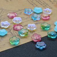 Handgemaakte Lampwork Beads, Bloem, plated, DIY, meer kleuren voor de keuze, 15mm, 10pC's/Lot, Verkocht door Lot