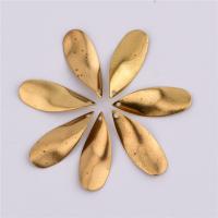 Brass Jewelry Pendants Teardrop original color nickel lead & cadmium free Approx 1mm Sold By Bag