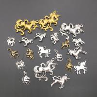 Pendentifs animaux en alliage de zinc, Placage, DIY & mélangé, protéger l'environnement, sans nickel, plomb et cadmium, 2sacsvalises/lot, 20PC/sac, Vendu par lot