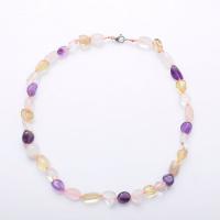 Quartz Necklace fashion jewelry & Unisex Sold Per Approx 15.75 Inch Strand