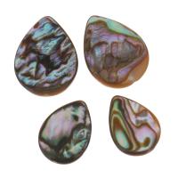 Abalone Shell Perler, Teardrop, forskellig størrelse for valg, Hole:Ca. 0.5mm, 10pc'er/Lot, Solgt af Lot