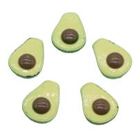 Food Resin Cabochon Avocado fashion jewelry & DIY Approx Sold By Bag