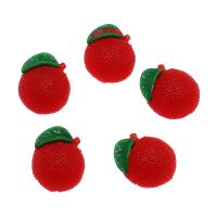 Eten Resin Cabochon, Hars, Lychee, mode sieraden & DIY, rood, 20.50x23x8.50mm, Ca 100pC's/Bag, Verkocht door Bag