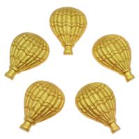 Żywica Cabochons moda, żywica, Balon, biżuteria moda & DIY, złoto, 31x44x8mm, około 100komputery/torba, sprzedane przez torba