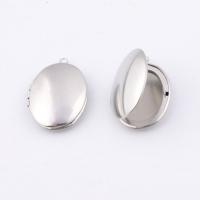 Stainless Steel Locket Pendant polished fashion jewelry & DIY original color Approx 1.6mm Sold By Bag