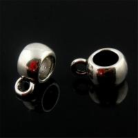 Zink legering Bail Beads, Zinc Alloy, forgyldt, du kan DIY, sølv, nikkel, bly & cadmium fri, 8*11mm, 10pc'er/Bag, Solgt af Bag