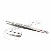 Jewelry Tweezers Stainless Steel plated durable & anti-skidding Sold By PC