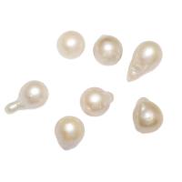 Grânulos de  pérolas sem furo cultivadas de água doce, Pérolas de água doce, naturais, tamanho diferente para a escolha & não porosa, branco, 9-10mm,10-11mm, vendido por PC