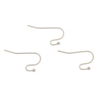 Cruach dhosmálta Hook Earwire, DIY, dath bunaidh, 21x12x1.80mm, 100ríomhairí pearsanta/Mála, Díolta De réir Mála