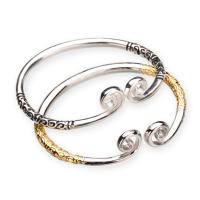 Cink ötvözet Bangle Jewelry, galvanizált, divat ékszerek & egynemű, több színt a választás, nikkel, ólom és kadmium mentes, 5mm, Belső átmérő:Kb 55mm, Által értékesített PC