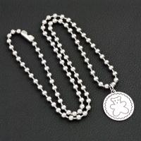 Collana in acciaio inossidabile, acciaio inox, lunghezza differente per scelta & unisex & Ball chain, 25mm, Venduto da filo