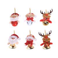 Cloth Christmas Tree Decoration with Zinc Alloy Sold By Lot