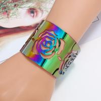 aleación de zinc Brazalete, chapado, Joyería & para mujer, multicolor, libre de níquel, plomo & cadmio, 60*50mm, 2PCs/Grupo, Vendido por Grupo