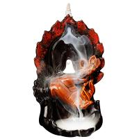 Backflow Incense Burner Porcelain handmade for home and office & durable black Sold By PC