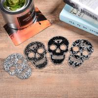 Strass Aufbügeln-Patches, Schädel, Modeschmuck & DIY, keine, 15PCs/Menge, verkauft von Menge