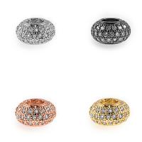 Cubic Zirconia Micro Pave Brass Beads plated micro pave cubic zirconia nickel lead & cadmium free Approx 2mm Sold By Lot