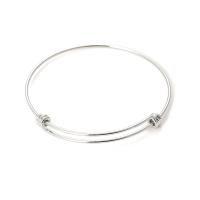 Stainless Steel Bangle Adjustable & fashion jewelry & for woman Sold By PC