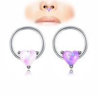 Gioielleria da Piercing naso in acciaio inox, with lega in zinco, gioielli di moda & unisex & con strass, nessuno, Venduto da PC