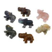 Colgantes de Gemas, Piedras preciosas, Elefante, enviado al azar & diverso tamaño para la opción, Vendido por UD