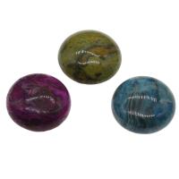 Gemstone ondulation cabochon, plus de couleurs à choisir, 20*7.5mm, 5PC/sac, Vendu par sac