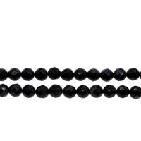 Blue Goldstone Beads, Ronde, verschillende grootte voor keus, zwart, Gat:Ca 1mm, Lengte 15.7 inch, 5strengen/Bag, Verkocht door Bag