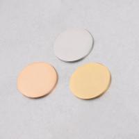 Stainless Steel Jewelry Cabochon Flat Round polished 25mm Sold By Bag